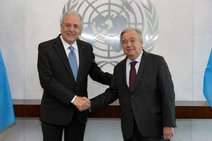 Συνάντηση Αβραμόπουλου -Guterres στον ΟΗΕ