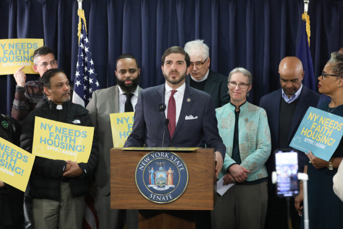 Gounardes Joins Faith Leaders to Rally for the Faith-Based Affordable Housing Act