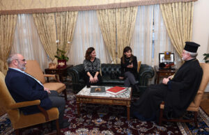 Συνάντηση Αρχιεπισκόπου – Υφ. Κοινωνικής Πρόνοιας της Κύπρου