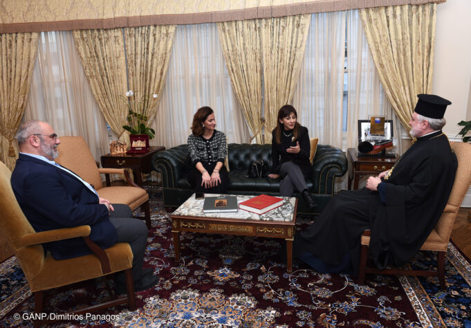 Συνάντηση Αρχιεπισκόπου – Υφ. Κοινωνικής Πρόνοιας της Κύπρου