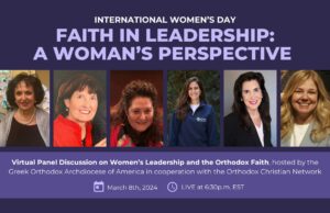 “Faith in Leadership: A woman’s Perspective” on International Women’s Day