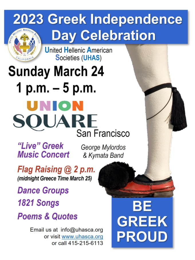 San Francisco Greek Community To Celebrate Greek Independence Day