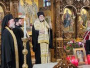 Τρισάγιο για τον Επίσκοπο Ευκαρπίας από τον Αρχιεπίσκοπο Ελπιδοφόρο