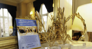 Boston Marathon 40th Anniversary Wreath Ceremony Hosted at Consulate General of Greece
