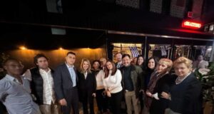 Με φίλους του ΠΑΣΟΚ στη Νέα Υόρκη η Μιλένα Αποστολάκη