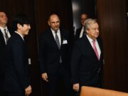 Greek FM Gerapetritis in New York