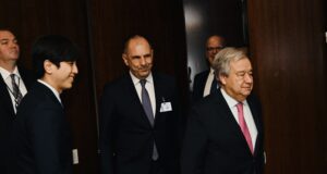 Greek FM Gerapetritis in New York