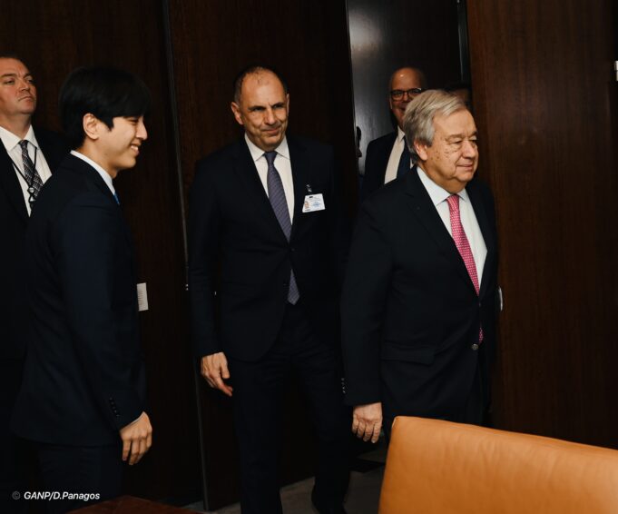 Greek FM Gerapetritis in New York