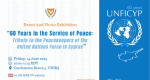 Cyprus Mission to the UN Commemorates 60th Anniversary of UNFICYP