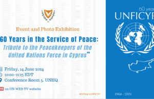 Cyprus Mission to the UN Commemorates 60th Anniversary of UNFICYP