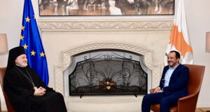 Με τον Πρόεδρο Χριστοδουλίδη συναντήθηκε ο Αρχιεπίσκοπος Ελπιδοφόρος