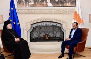 Με τον Πρόεδρο Χριστοδουλίδη συναντήθηκε ο Αρχιεπίσκοπος Ελπιδοφόρος