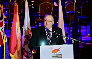 Στην Κύπρο δοκιμάζονται τα όρια του Ελληνισμού, είπε ο Ύπατος Πρόεδρος AHEPA