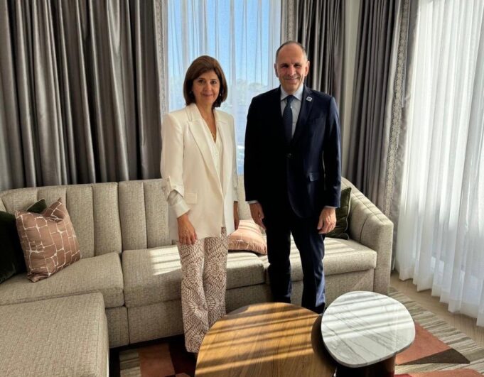 Συνάντηση Γ. Γεραπετρίτη με την προσωπική απεσταλμένη του γγ του ΟΗΕ για την Κύπρο