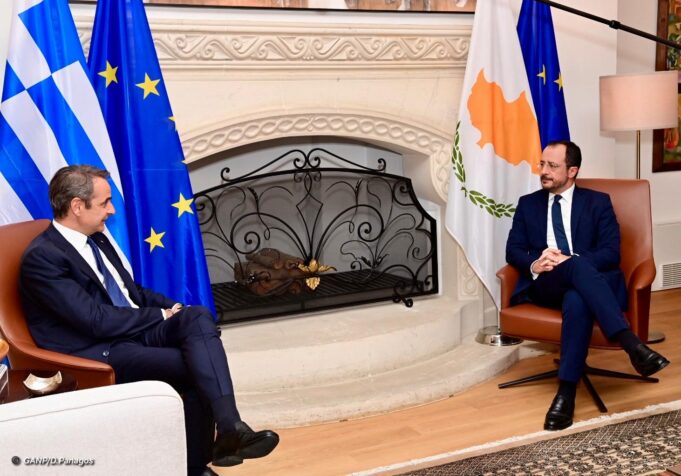 Ο Πρόεδρος της Κυπριακής Δημοκρατίας συναντήθηκε με τον Πρωθυπουργό της Ελλάδας