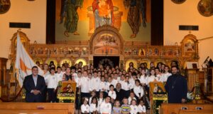 Consul General of Cyprus Michalis Firillas Visits St. Demetrios in Upper Darby, PA