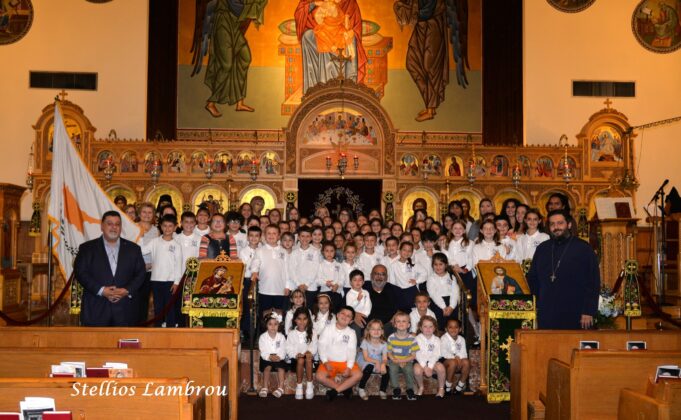 Consul General of Cyprus Michalis Firillas Visits St. Demetrios in Upper Darby, PA