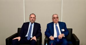 Συνάντηση Γ.Γεραπετρίτη με τον υπουργό Εξωτερικών του Λιβάνου