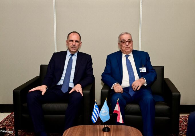 Συνάντηση Γ.Γεραπετρίτη με τον υπουργό Εξωτερικών του Λιβάνου