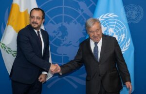 Cyprus President heads to UN talks with Guterres, Tatar