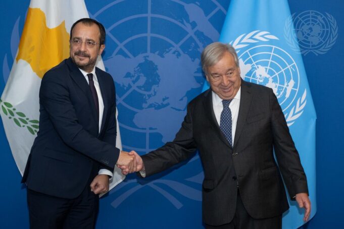 Cyprus President heads to UN talks with Guterres, Tatar