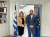 Συνάντηση Φίλιππου Φόρτωμα με Γ.Γ. Απόδημου Ελληνισμού, Μάιρα Μυρογιάννη