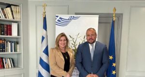 Συνάντηση Φίλιππου Φόρτωμα με Γ.Γ. Απόδημου Ελληνισμού, Μάιρα Μυρογιάννη