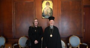 Συνάντηση Μάιρας Μυρογιάννη με τον Οικουμενικό Πατριάρχη