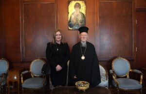Συνάντηση Μάιρας Μυρογιάννη με τον Οικουμενικό Πατριάρχη