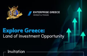 AHI & Enterprise Greece host “Explore Greece: Land of Investment Opportunity”, Oct. 3