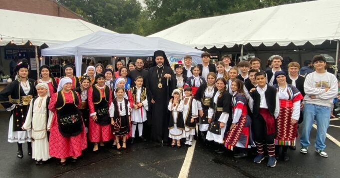 Metropolitan Apostolos Visits St. George’s Taste of Greece Festival