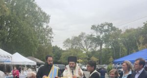 Metropolitan Apostolos Blesses Holy Trinity, Westfield Greek Festival