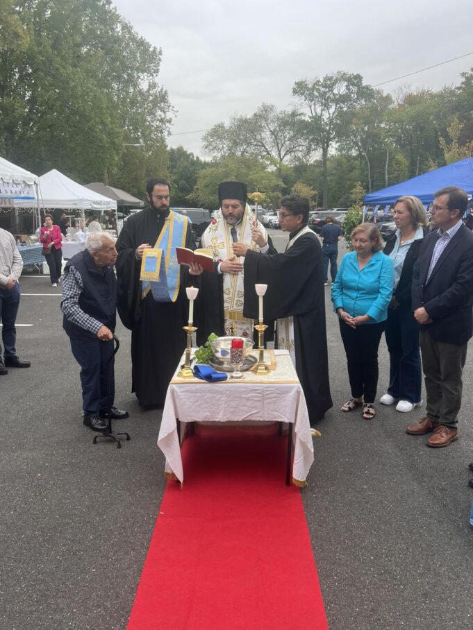 Metropolitan Apostolos Blesses Holy Trinity, Westfield Greek Festival