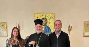Συνάντηση Δημάρχου Γορτυνίας με τον Αρχιεπίσκοπο Αμερικής