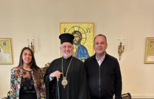 Συνάντηση Δημάρχου Γορτυνίας με τον Αρχιεπίσκοπο Αμερικής