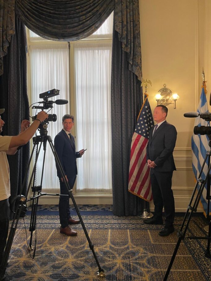 Trump “Envoy” Richard Grenell Touts Former President’s Commitment to Greek Americans at Philadelphia Event