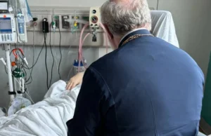 Archbishop Elpidophoros Visits Metropolitan of Corinth at Johns Hopkins University Hospital