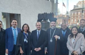 Giorgos Kotsiras welcomed by the Hellenic Community in Philadelphia