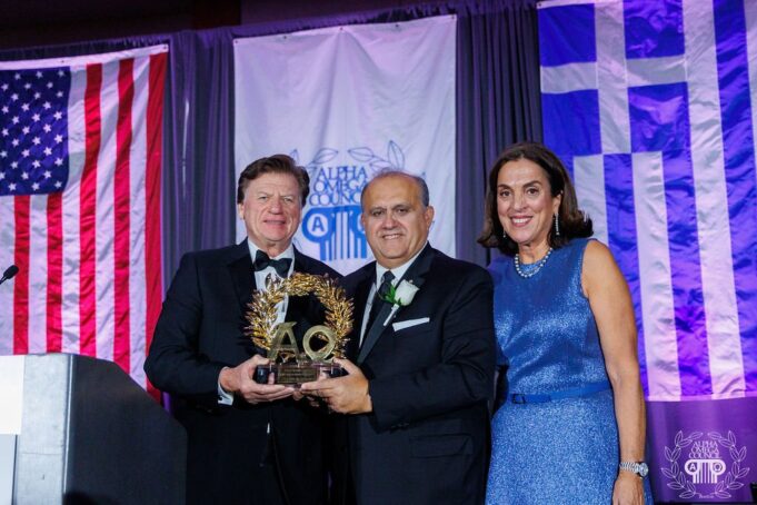 Nick Larigakis Receives Lifetime Achievement Award at 2024 Alpha Omega Council Honors Gala