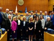 Η Πρόεδρος της Βουλής των Αντιπροσώπων δέχθηκε αντιπροσωπεία του ΑΗΙ