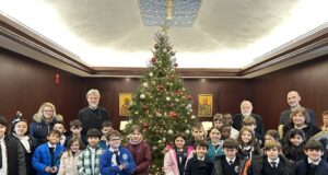 Hellenic Academy children Bring Christmas Cheer to the Metropolis of Boston