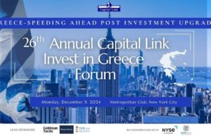 The 26th Annual Capital Link Invest in Greece Forum, Dec. 9