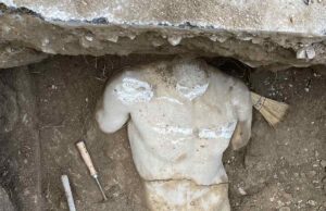 Βρέθηκε άγαλμα σε σκάμμα του φυσικού αερίου