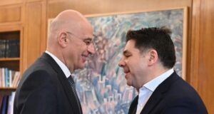 Αποχαιρετιστήρια συνάντηση Ν. Δένδια – Τζ. Τσούνη