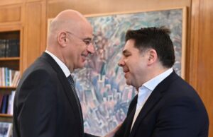 Αποχαιρετιστήρια συνάντηση Ν. Δένδια – Τζ. Τσούνη