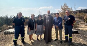 GOA Delegation Visits Greece for Greek Fire Relief Fund