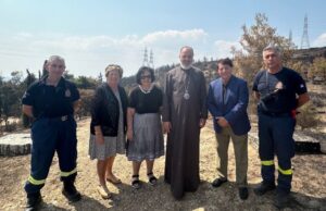 GOA Delegation Visits Greece for Greek Fire Relief Fund