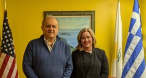 AHI Hosts Maira Myrogianni at Hellenic House