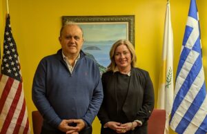 AHI Hosts Maira Myrogianni at Hellenic House