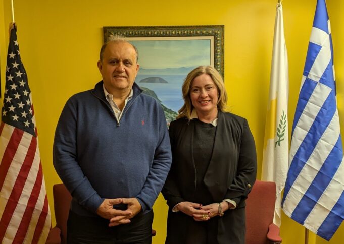 AHI Hosts Maira Myrogianni at Hellenic House